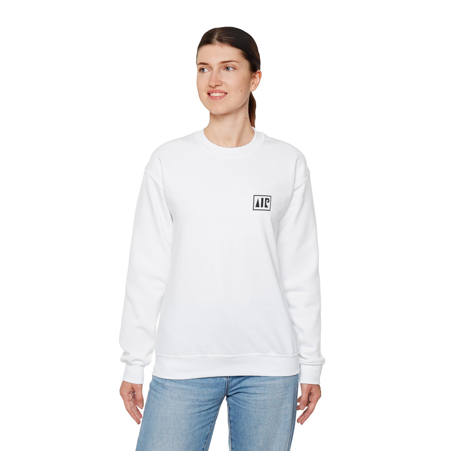 Crewneck logo sweatshirt - White