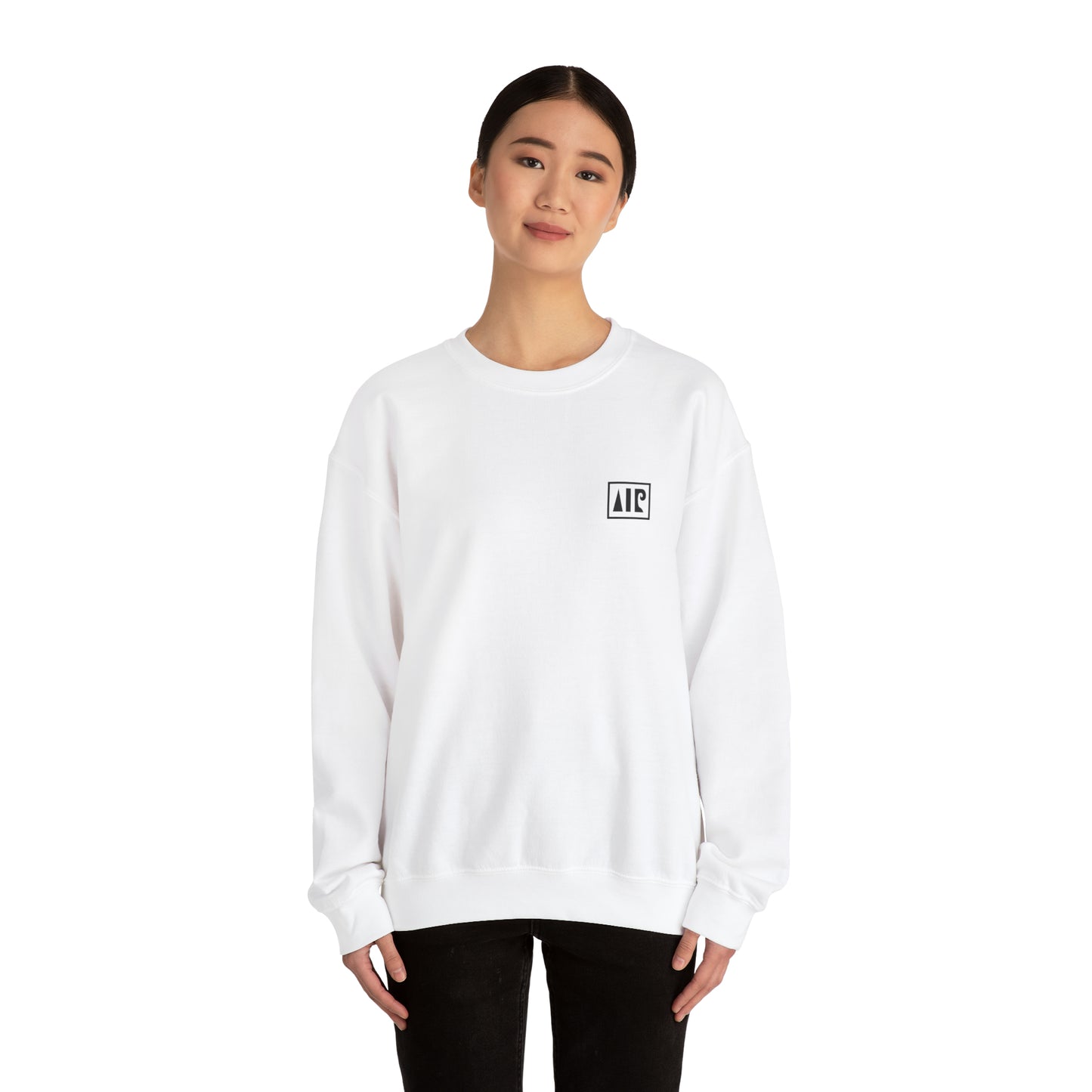 Crewneck logo sweatshirt - White