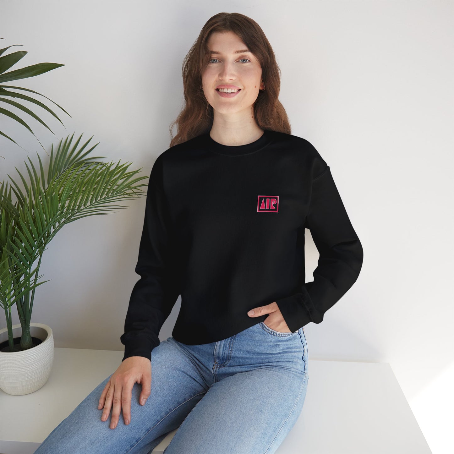 Pink logo sweatshirt - Black 