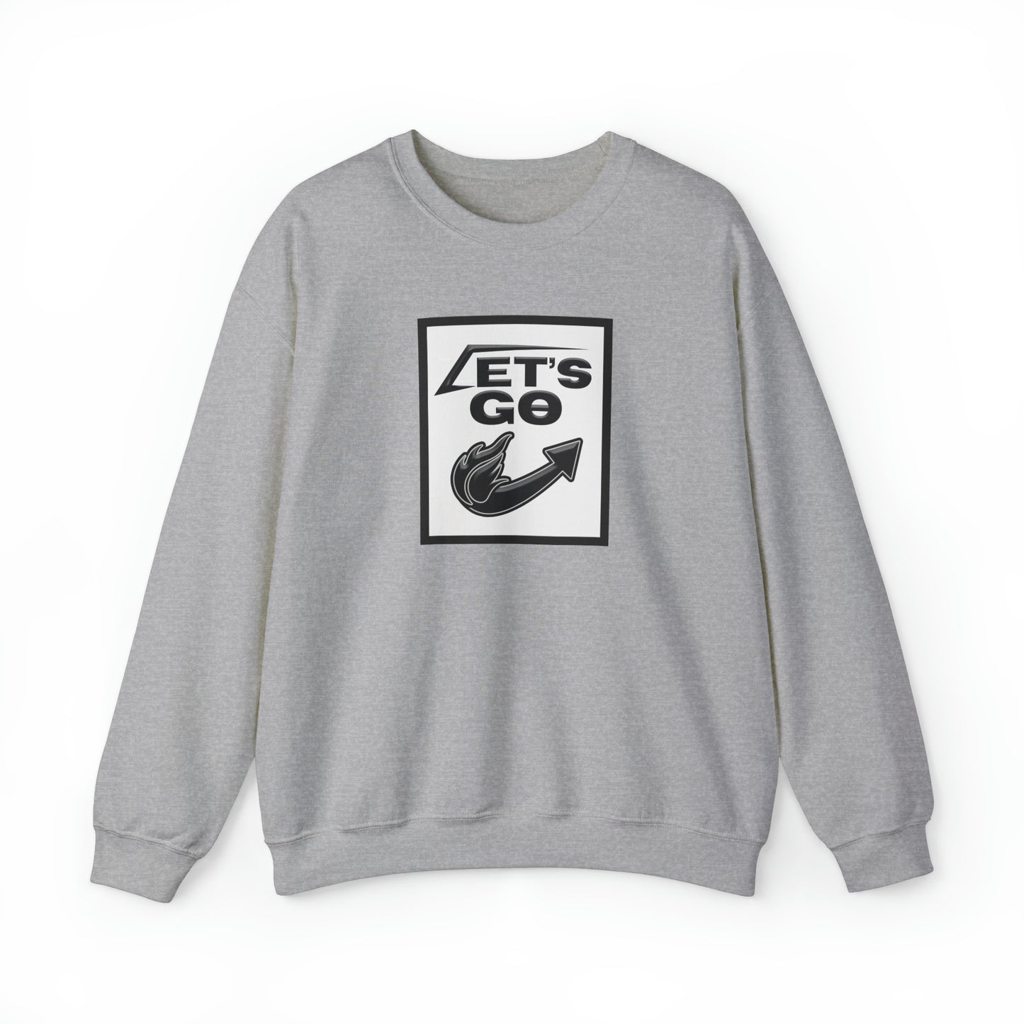 Let's go hoodie - Sport Grey 