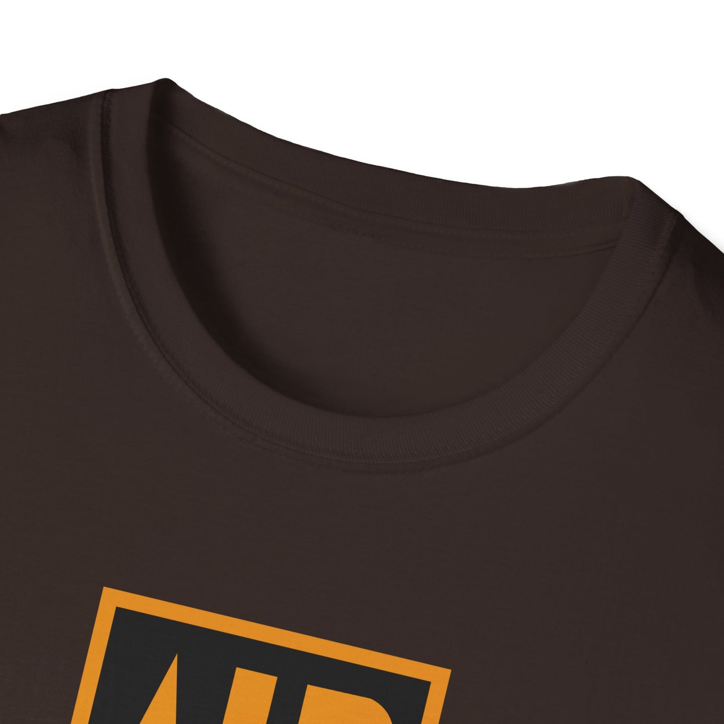 Brown T-shirt - Yellow Meros logo