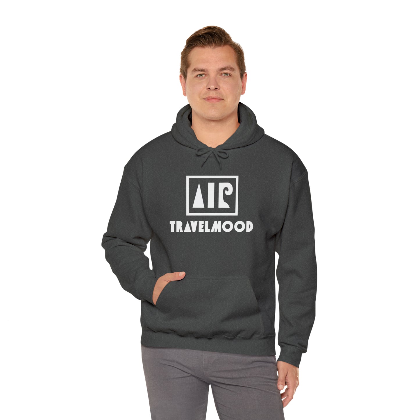 Logo and writing hoodie - Dark grey