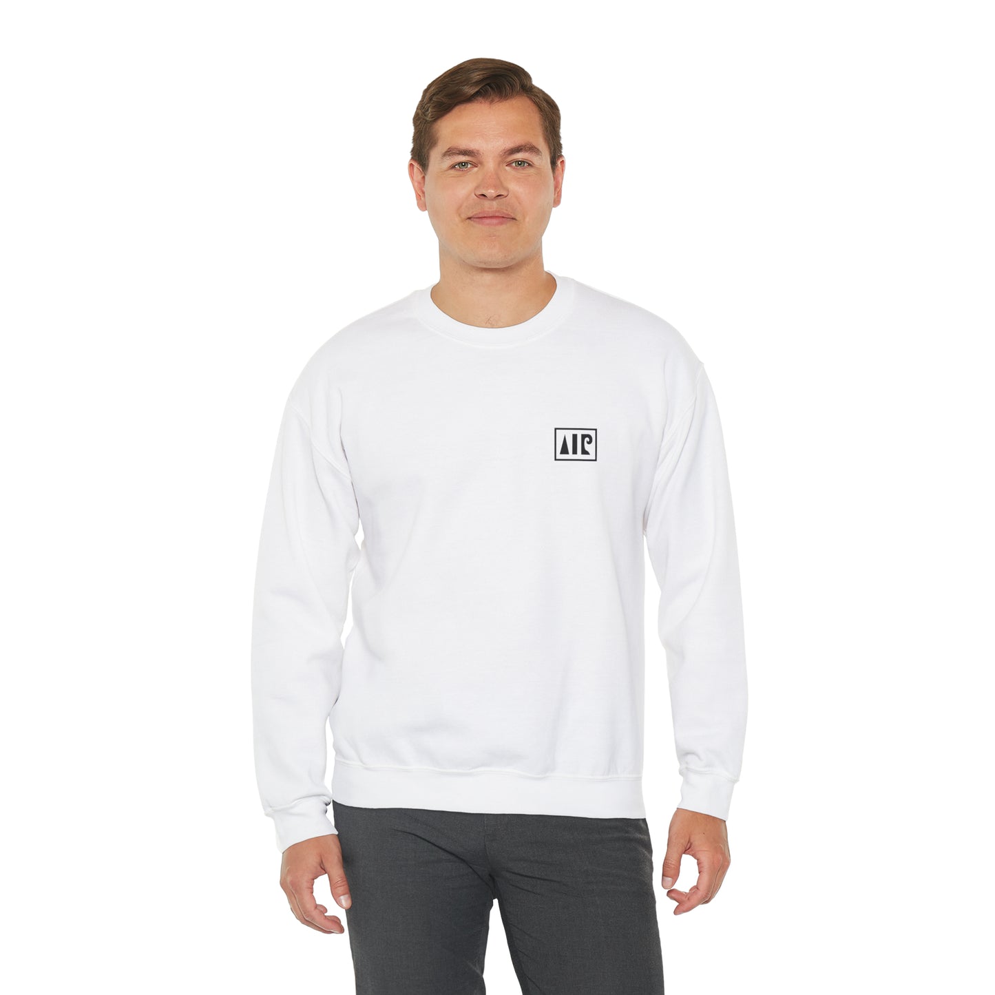 Crewneck logo sweatshirt - White