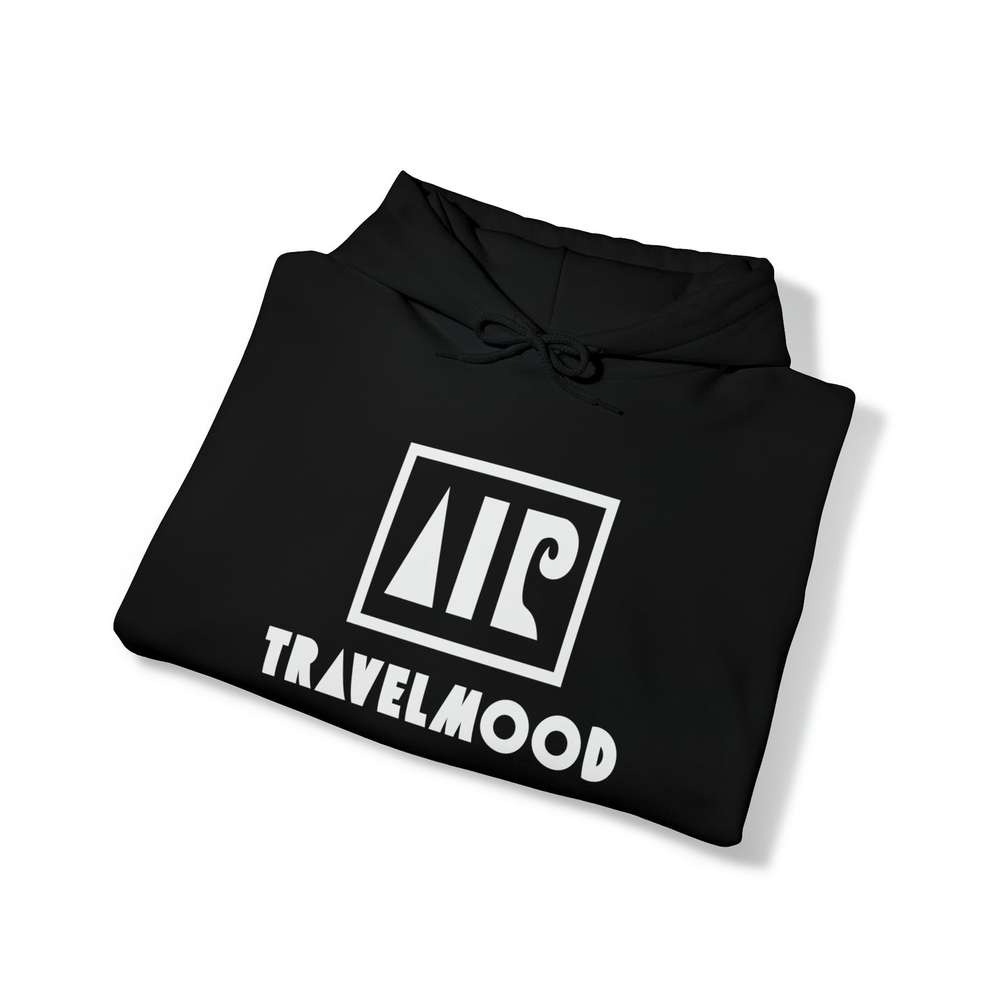 Logo and text hoodie - Black