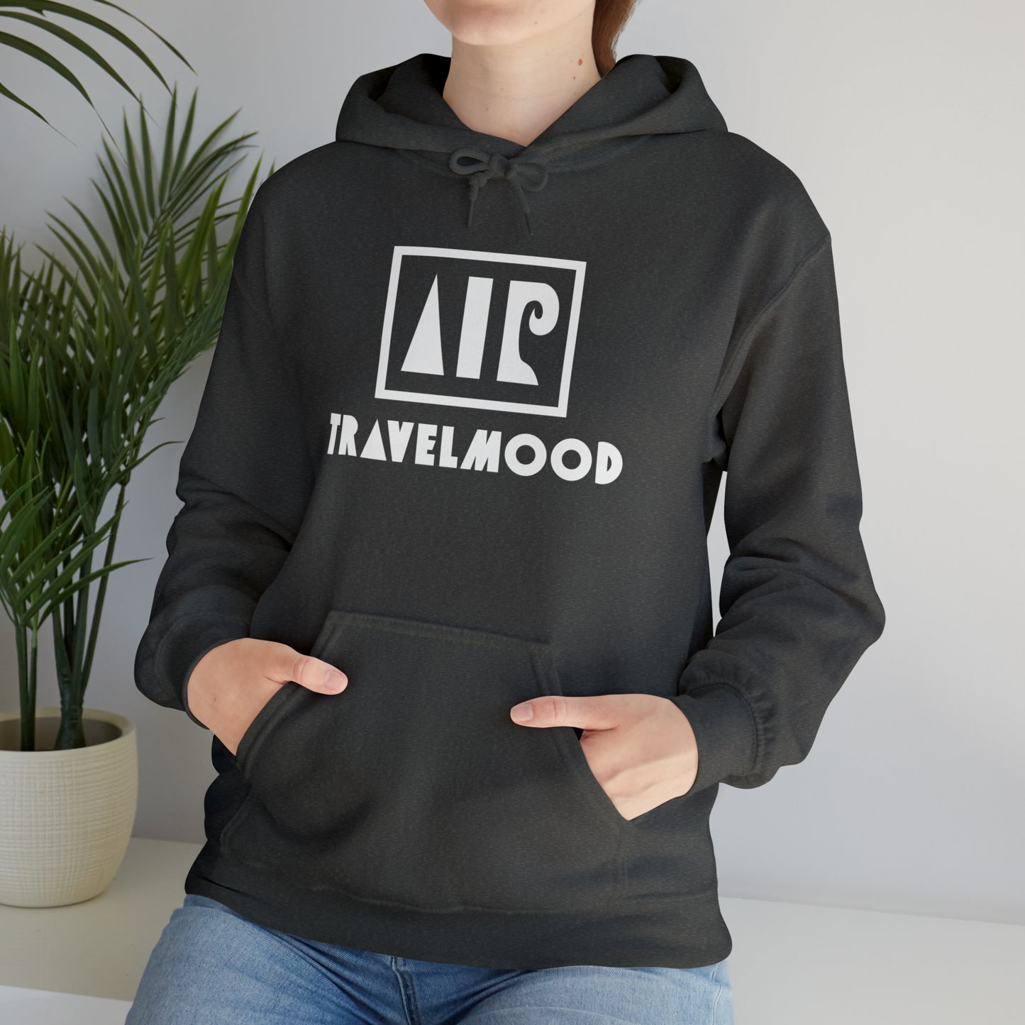 Logo and writing hoodie - Dark grey