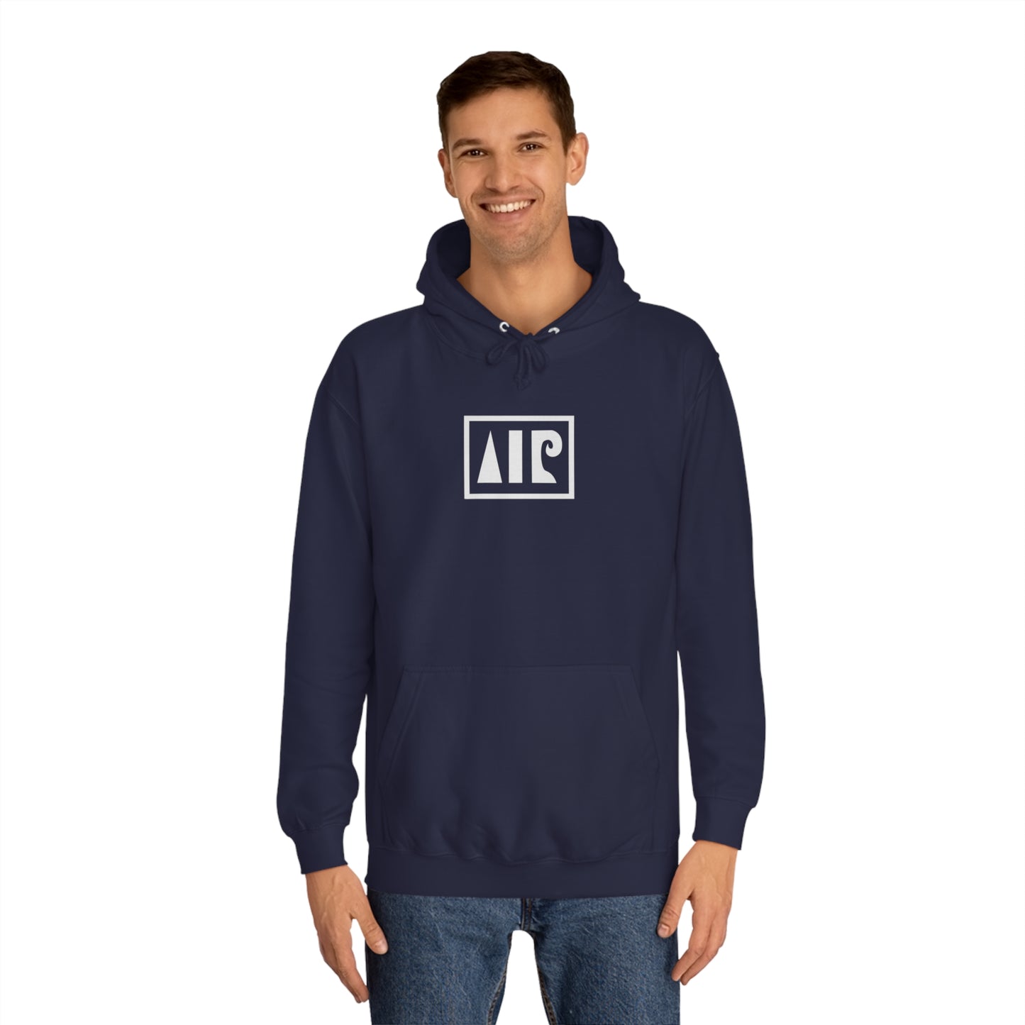 Logo hoodie - Oxford blue