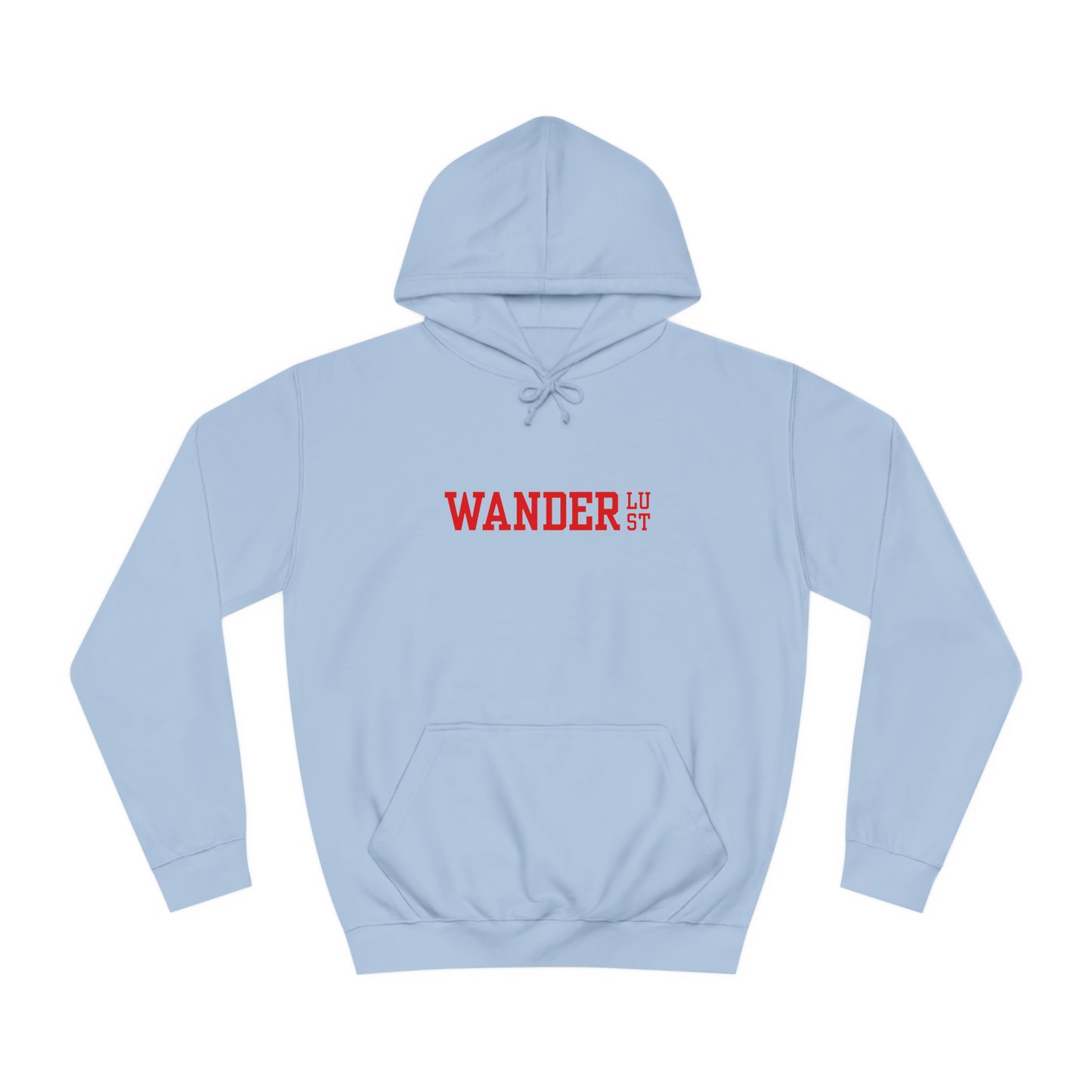 Wanderlust hoodie - Sky Blue