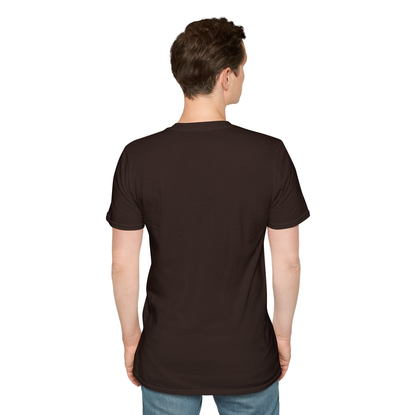 Brown T-shirt - Yellow Meros logo