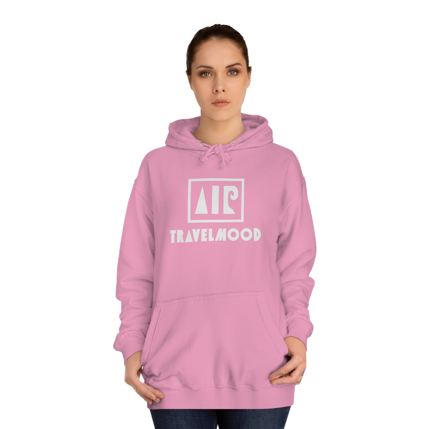 Logo and writing hoodie - Pink