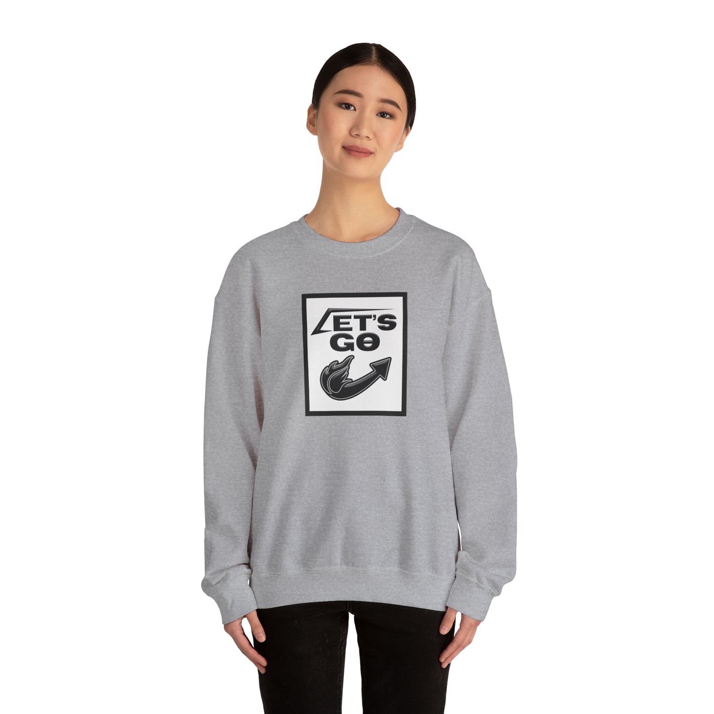 Let's go hoodie - Sport Grey 