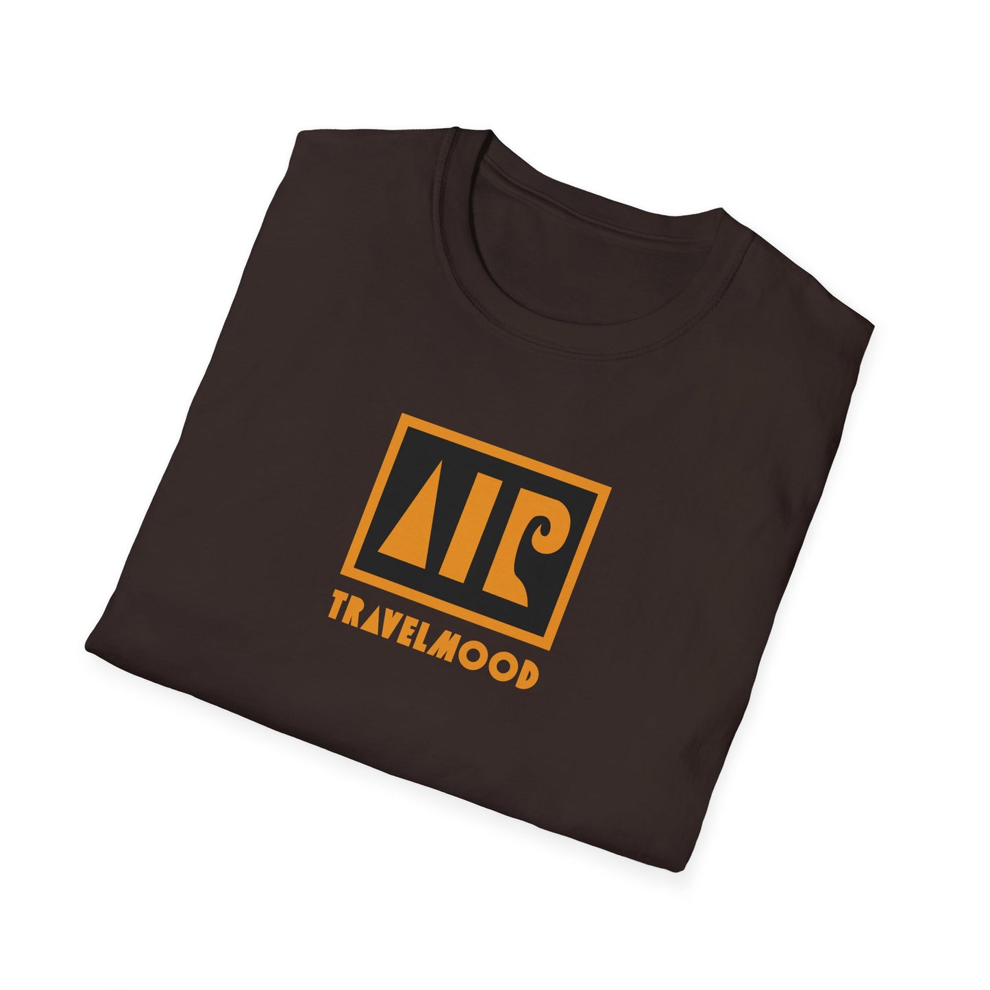 Brown T-shirt - Yellow Meros logo