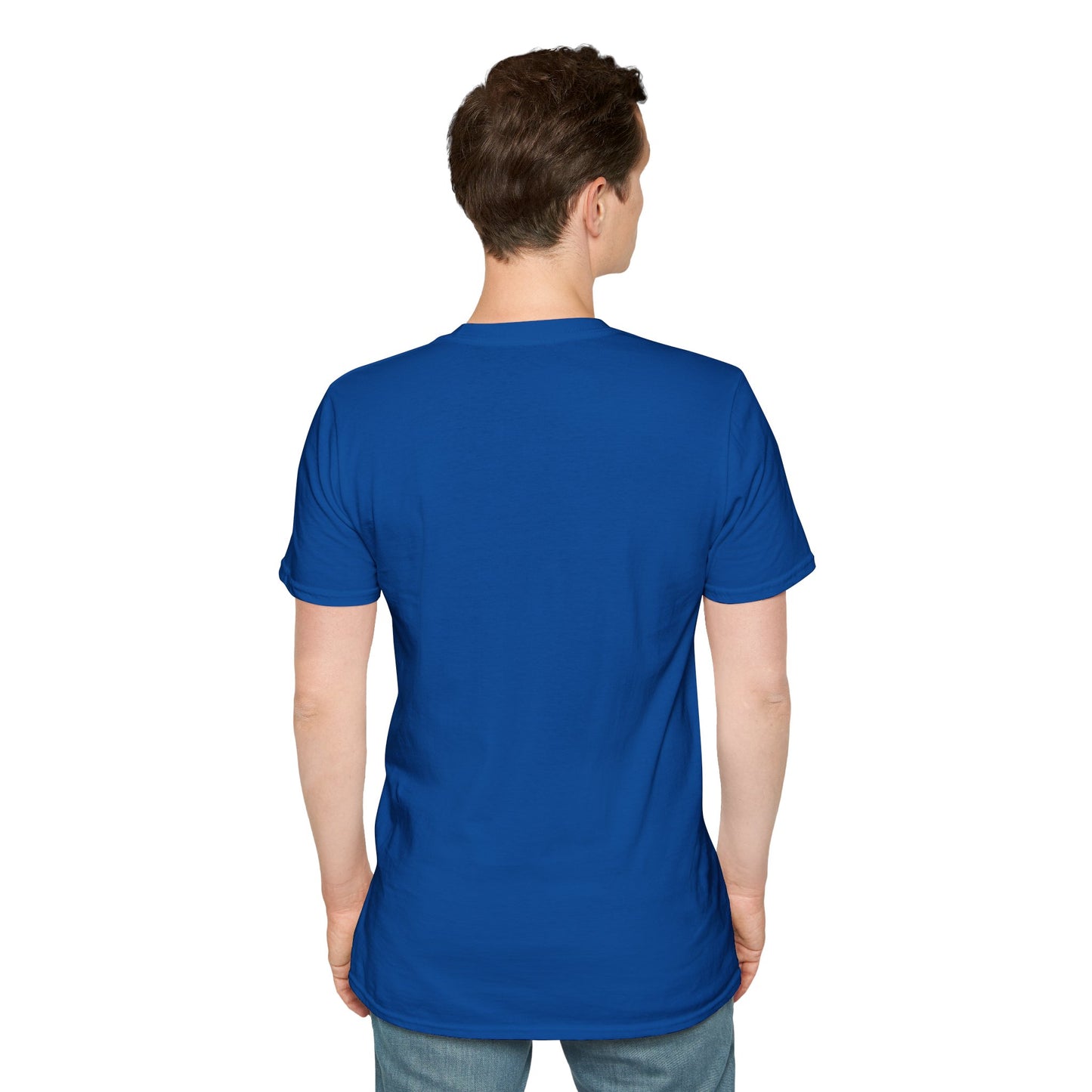 Royal blue t-shirt - Red logo