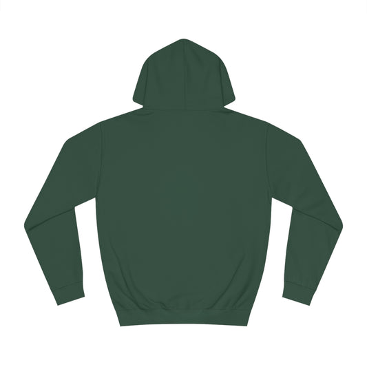 Logo and writing hoodie - Bottle green