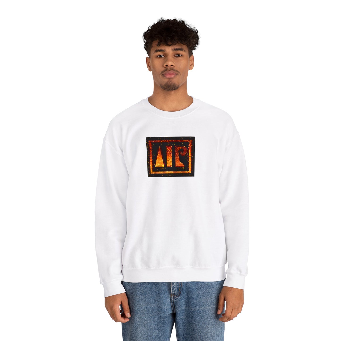 Fiery Meros sweatshirt - White 