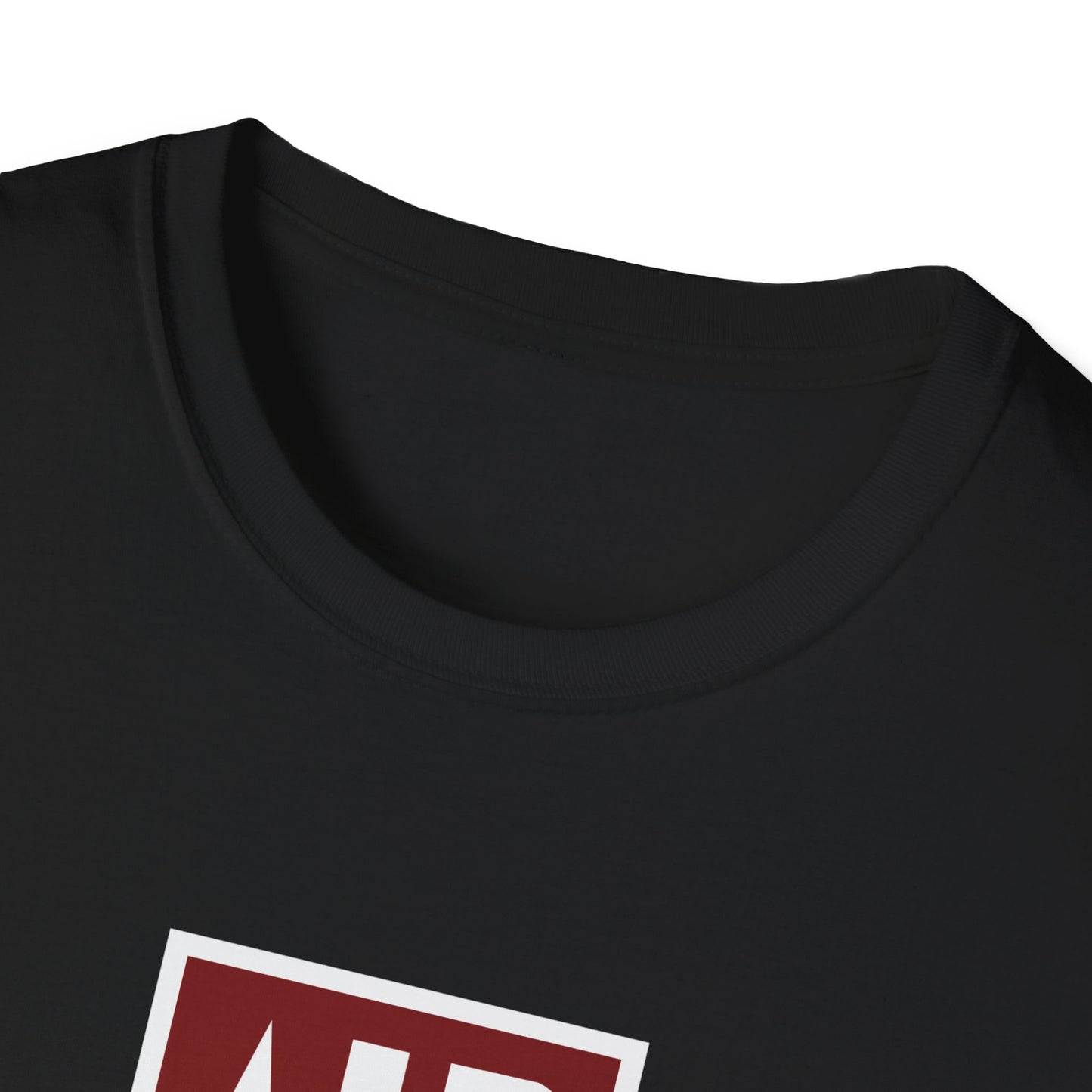 Black T-shirt - Burgundy logo