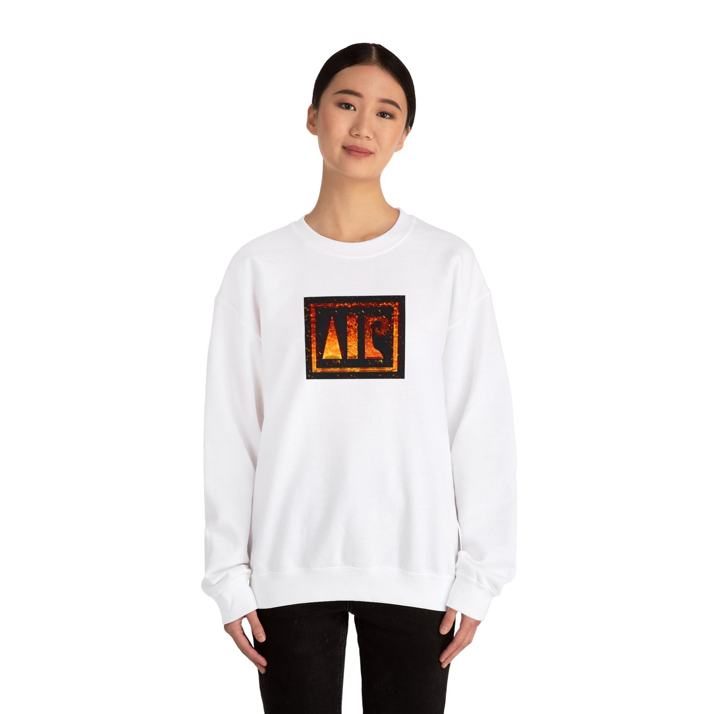 Fiery Meros sweatshirt - White 