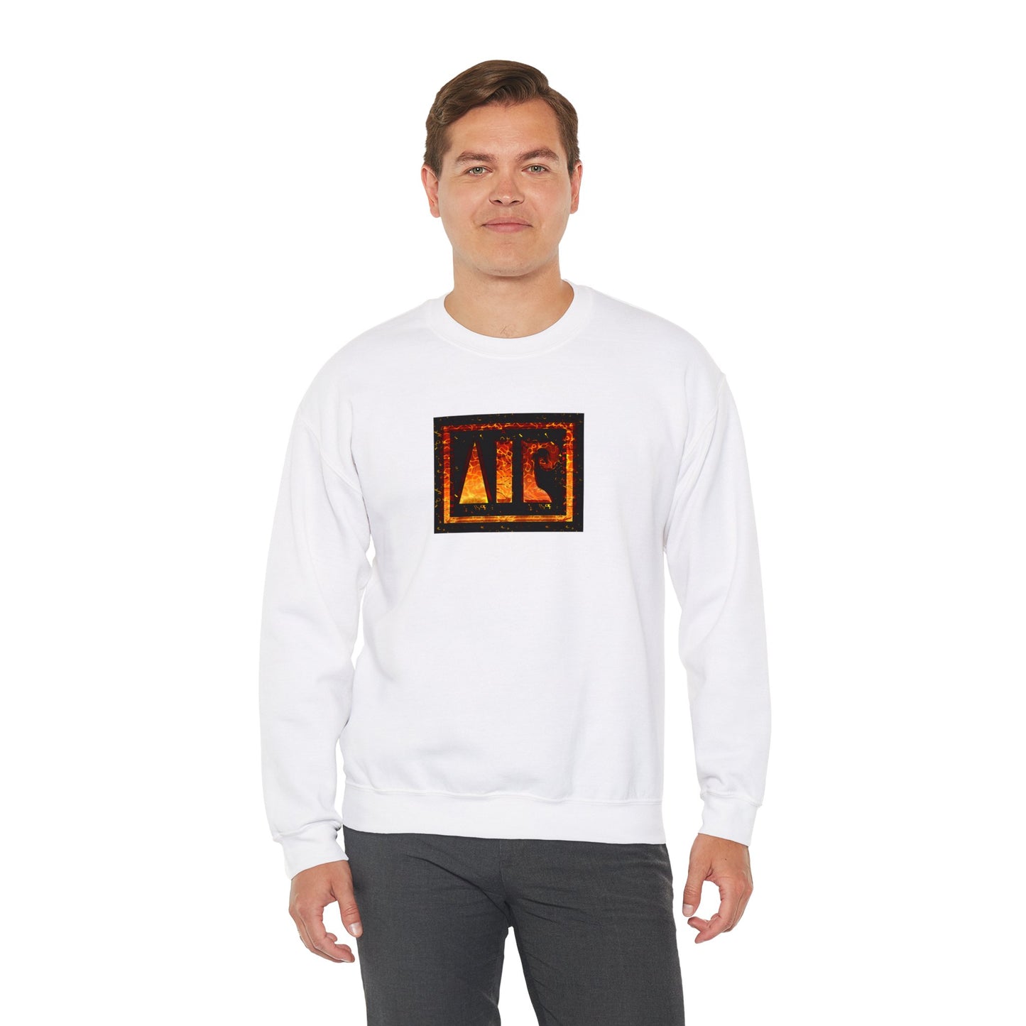 Fiery Meros sweatshirt - White 