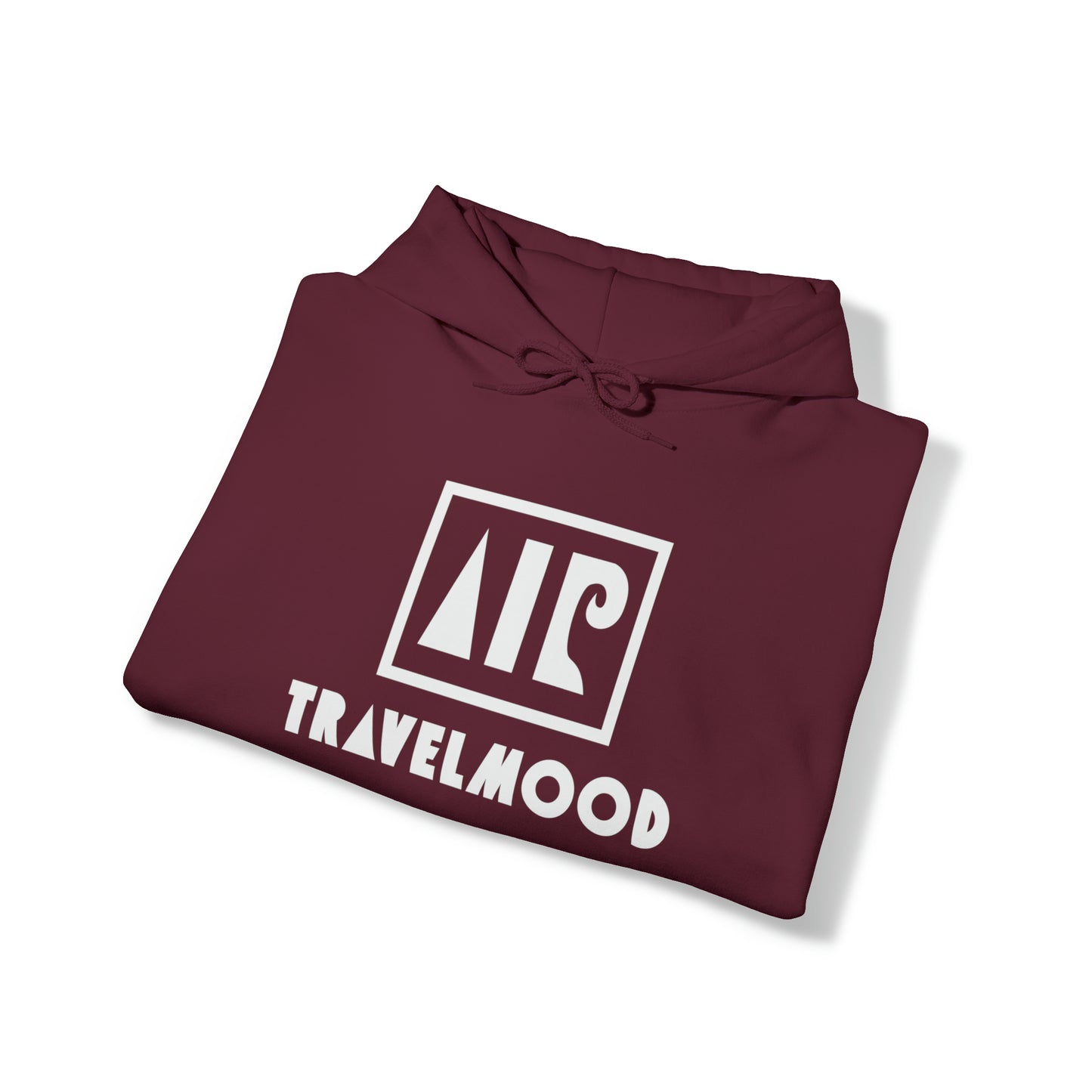 Logo and writing hoodie - Bordeaux