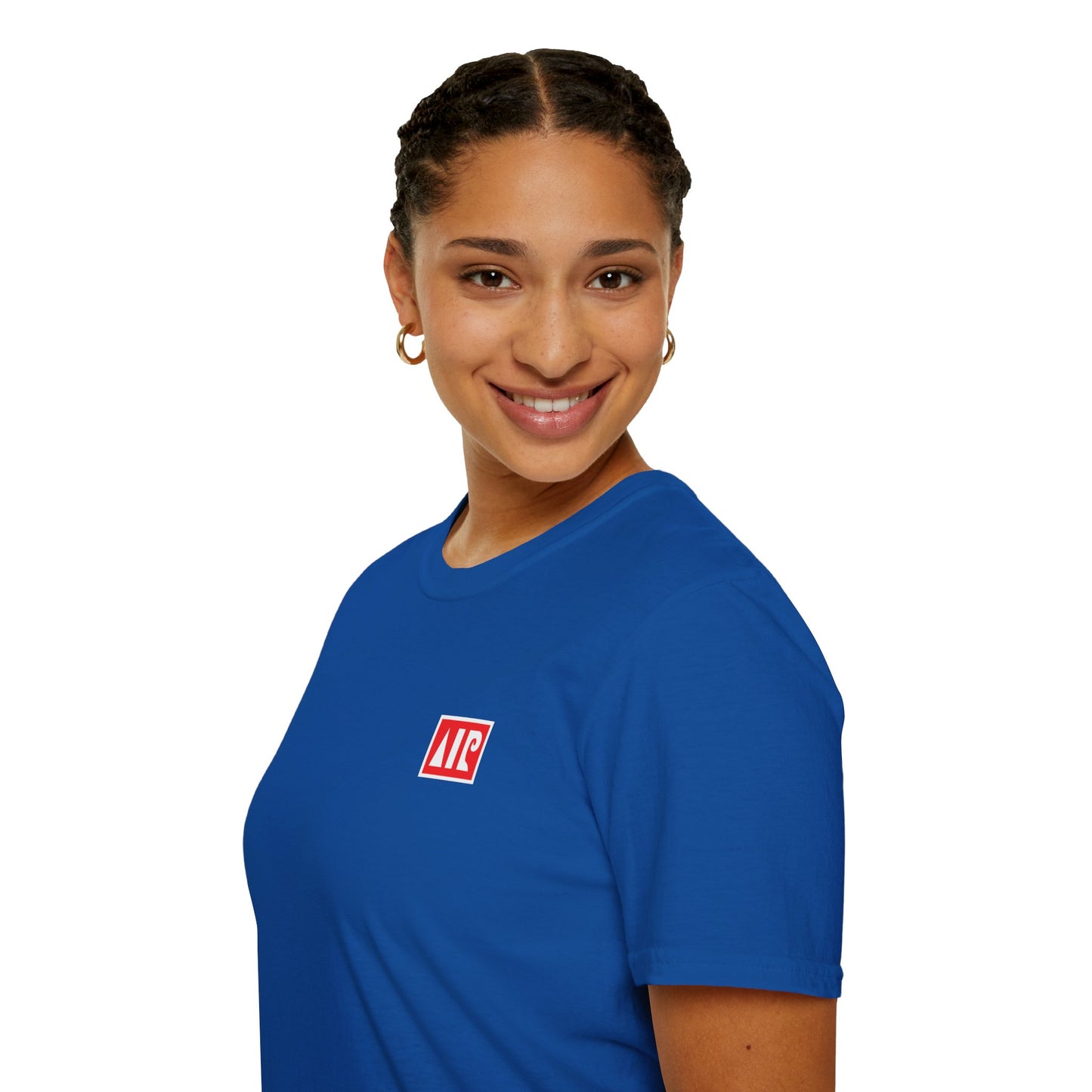 Royal blue t-shirt - Red logo