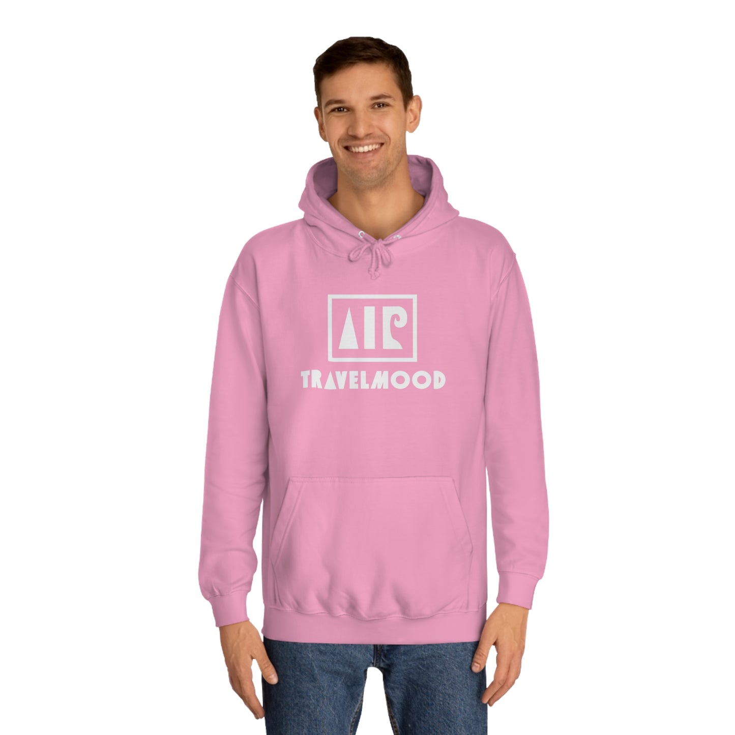 Logo and writing hoodie - Pink