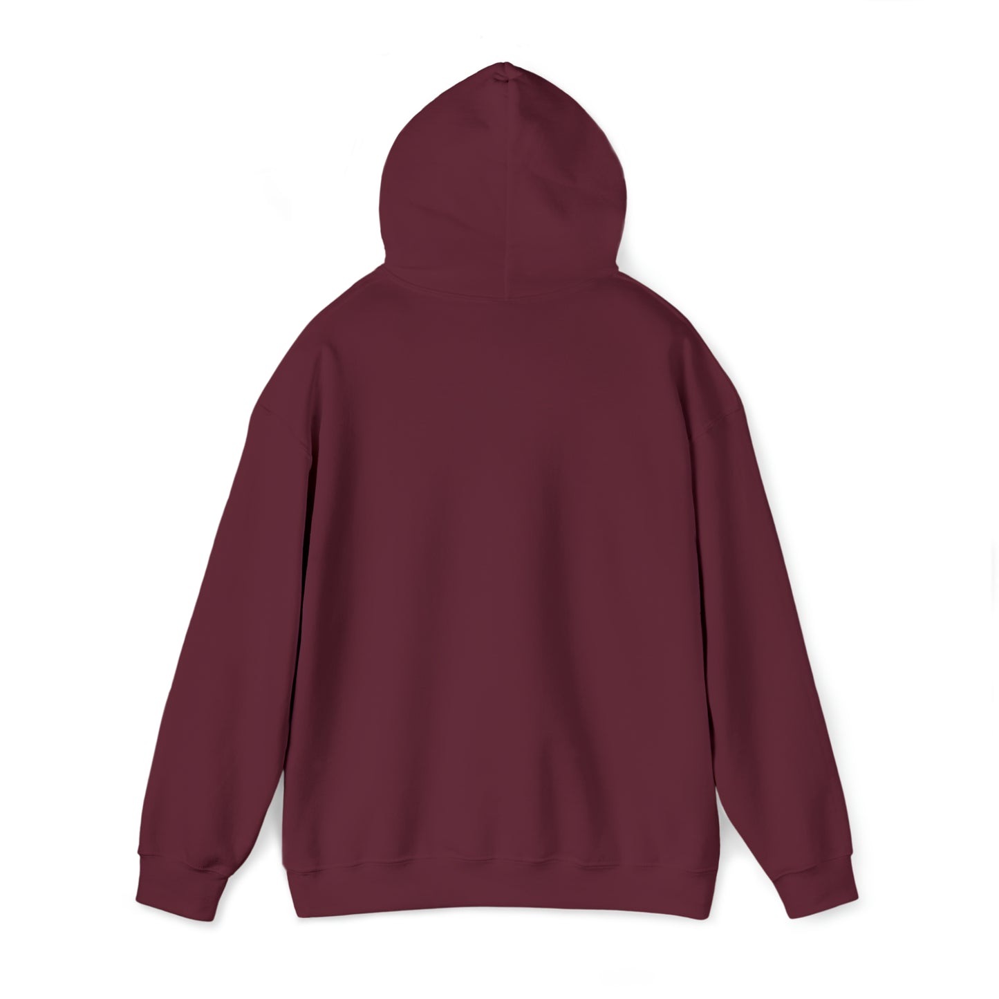 Logo and writing hoodie - Bordeaux