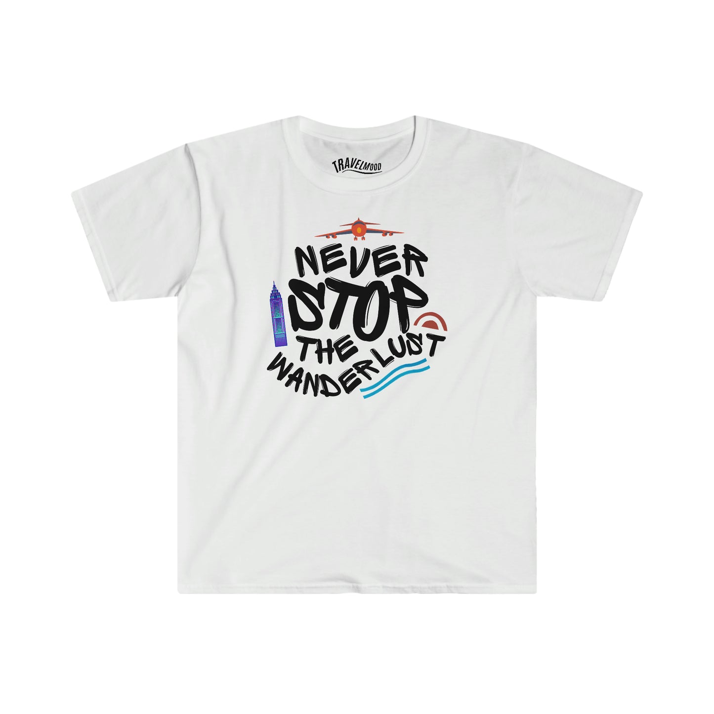 T-Shirt Never Stop The Wanderlust