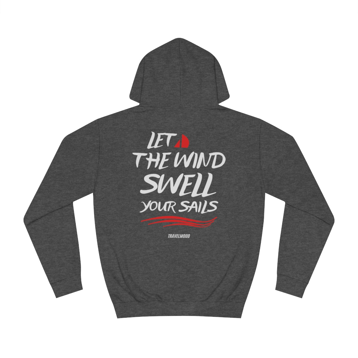 Sweatshirt with quote - Front and Back