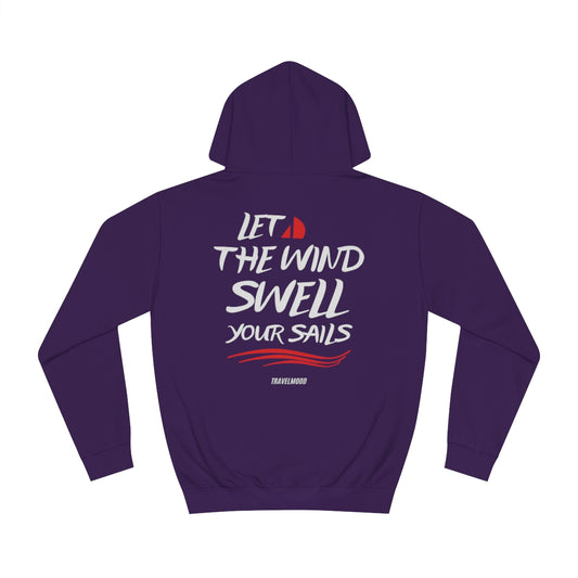 Sweatshirt with quote - Front and Back