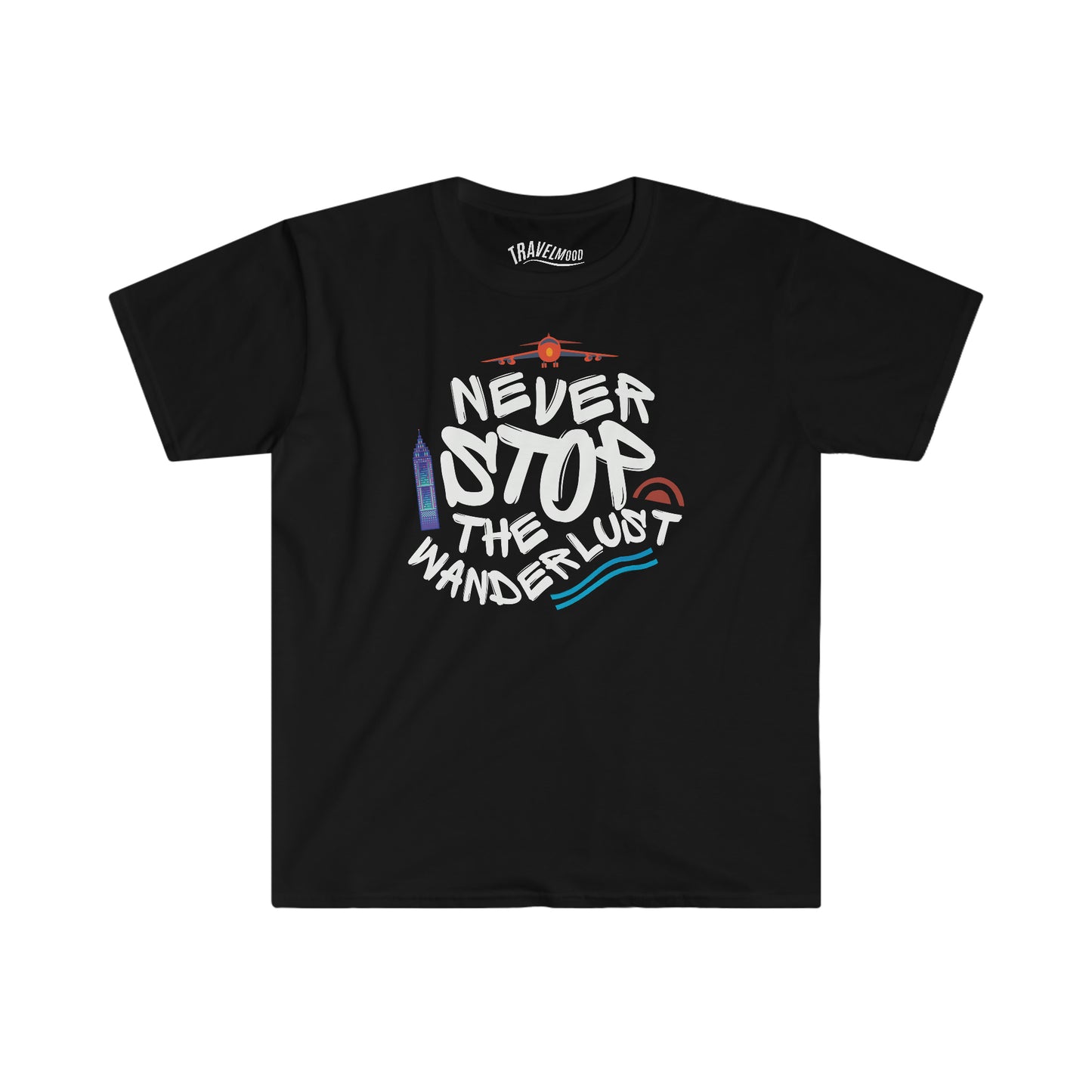 T-Shirt Never Stop The Wanderlust