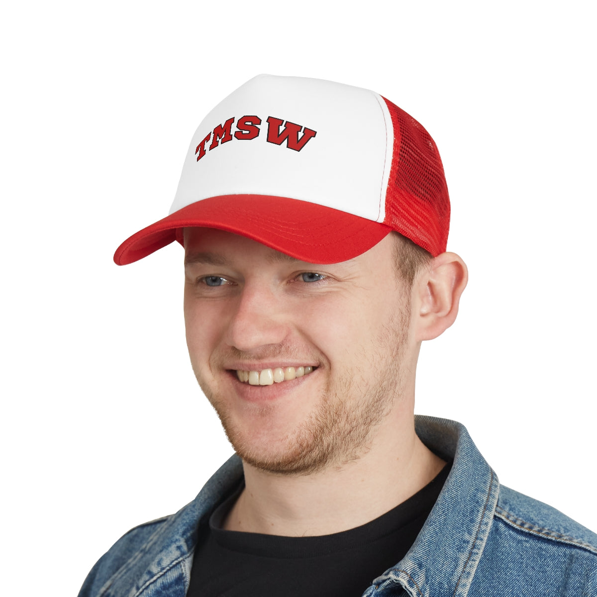 Red Mesh Cap - TMSW