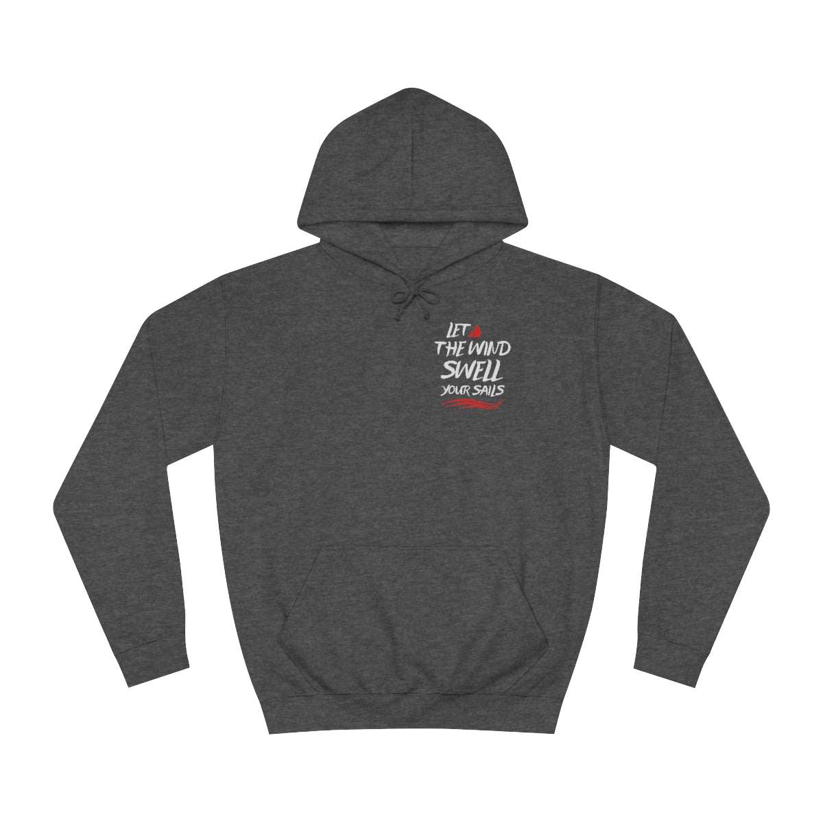 Sweatshirt with quote - Front and Back