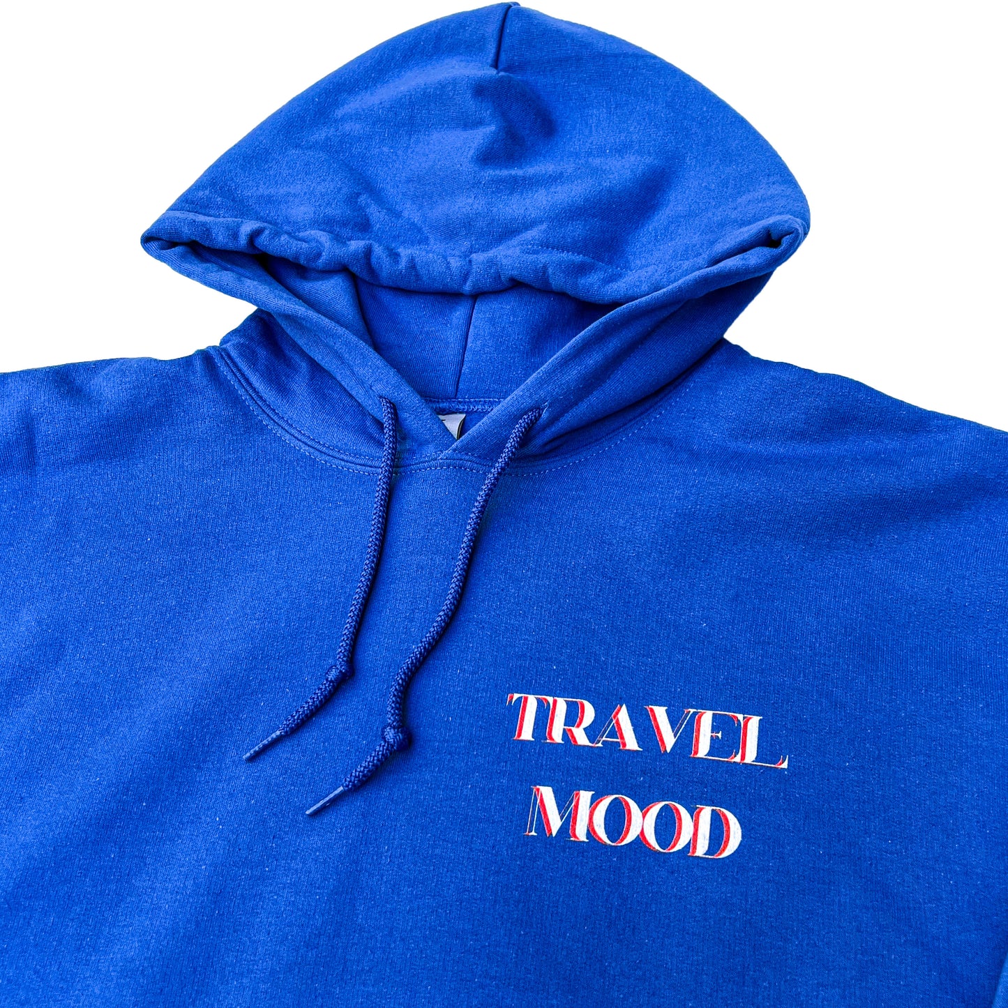 Blue Hooded Sweatshirt 