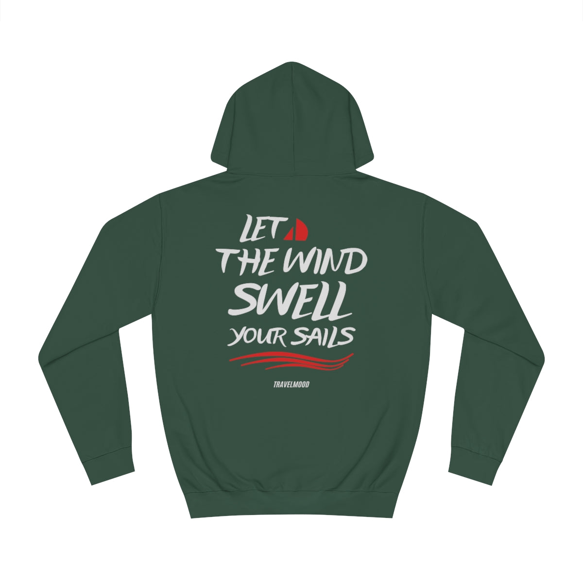 Sweatshirt with quote - Front and Back